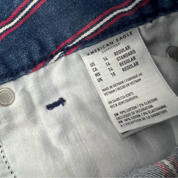 5/$25 AMERICAN Eagle high rise mini skirt size 14 - Picture 5 of 6